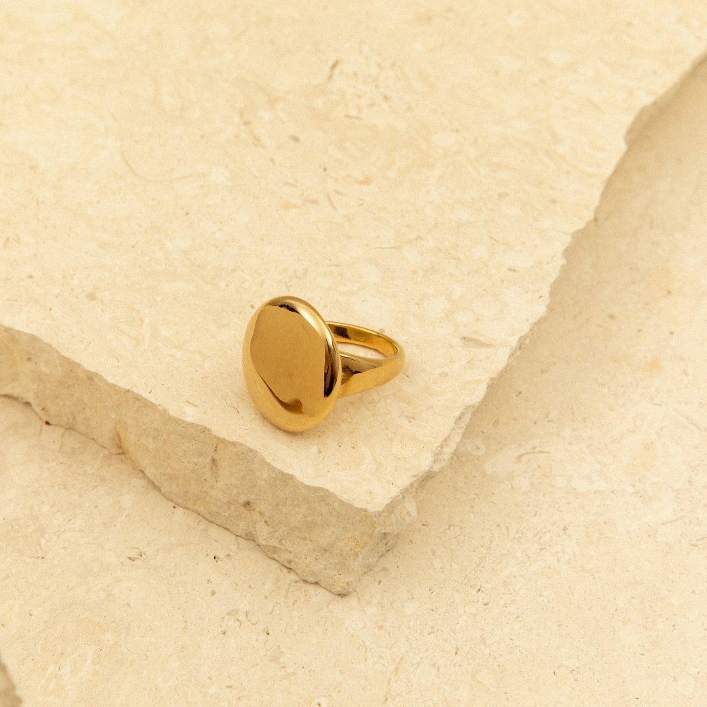 Anillo Placa Redonda